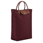 Le Pliage Original M Tote bag Vertical Burgundy - Image 4