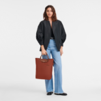 Le Pliage Green M Tote bag Vertical Chestnut - Image 3
