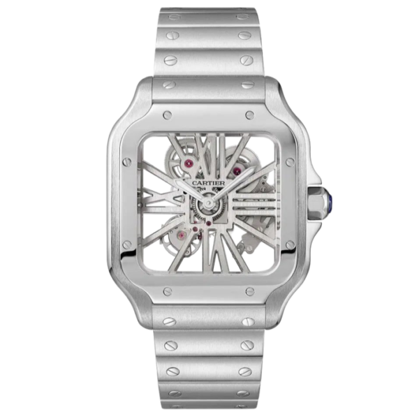 Cartier Santos Skeleton Super Clone Swiss Machine (41.9mm x35.1mm)
