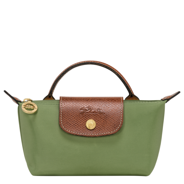 Le Pliage Original Pouch with handle Lichen
