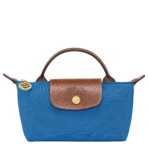 Le Pliage Original Pouch with handle Cobalt
