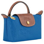 Le Pliage Original Pouch with handle Cobalt - Image 4
