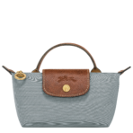 Le Pliage Original Pouch with handle Steel