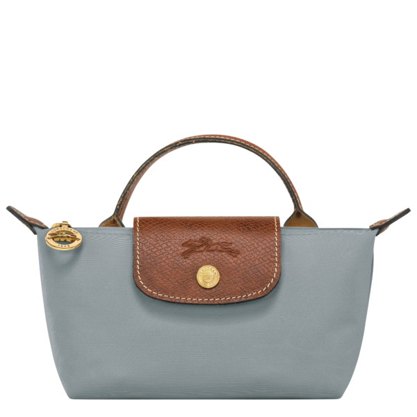 Le Pliage Original Pouch with handle Steel