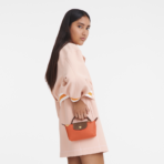 Le Pliage Original Pouch with handle Orange - Image 3