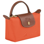 Le Pliage Original Pouch with handle Orange - Image 4