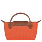 Le Pliage Original Pouch with handle Orange - Image 5