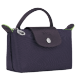 Le Pliage Green Pouch with handle Bilberry - Image 4