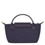 Le Pliage Green Pouch with handle Bilberry - Image 5