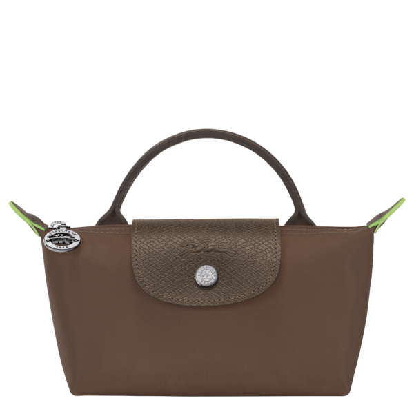 Le Pliage Green Pouch with handle Terra