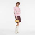 Le Pliage Green Pouch with handle Wheat - Image 3