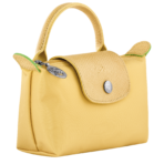 Le Pliage Green Pouch with handle Wheat - Image 4