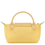 Le Pliage Green Pouch with handle Wheat - Image 5