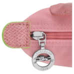 Le Pliage Green Pouch with handle Petal Pink1 - Image 6
