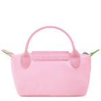 Le Pliage Green Pouch with handle Pink - Image 5
