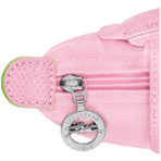 Le Pliage Green Pouch with handle Pink - Image 6