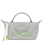 Le Pliage Collection University Pouch Grey