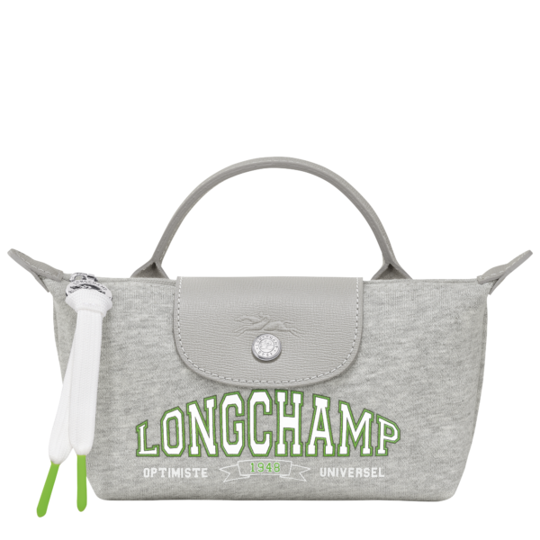 Le Pliage Collection University Pouch Grey