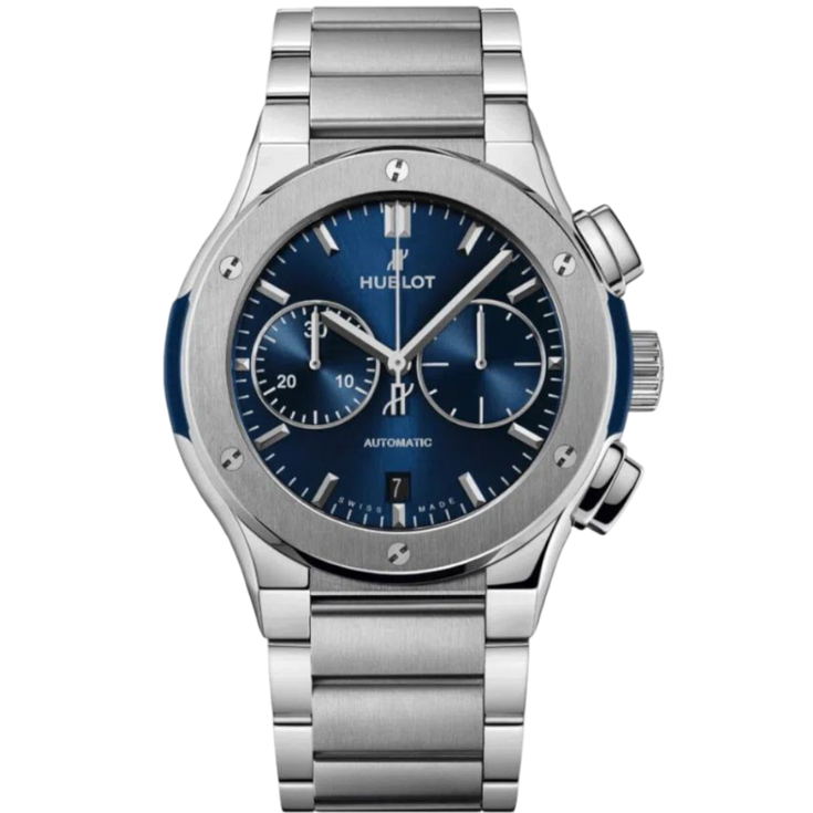 3DBE574E-AF20-48F1-A2CB-377CF12E87FC Hublot Classic Fusion Chronograph Super Clone Swiss Machine 42mm - Image 1