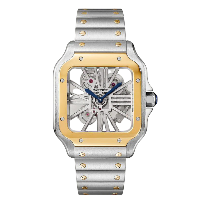 4A394DC0-1CFF-4EE3-AD77-C7F97B261DF4 Cartier Santos Skeleton Super Clone Swiss Machine (41.9mm x35.1mm) - Image 1