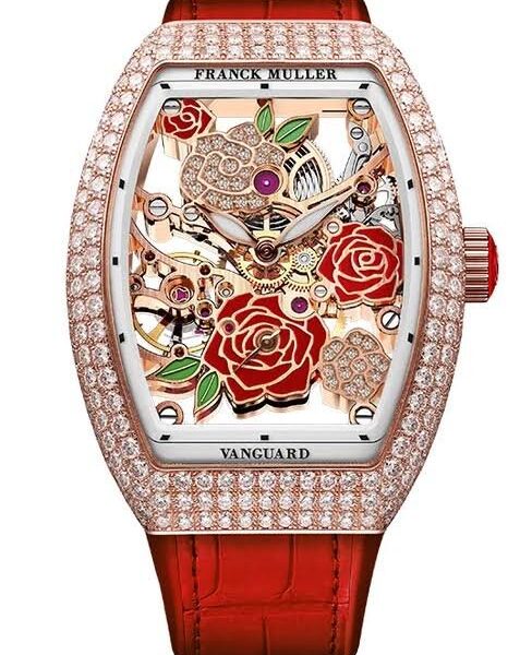 Franck Muller Skeleton Flower Dial Super Clone Swiss Machine (42.3mm x 32mm)