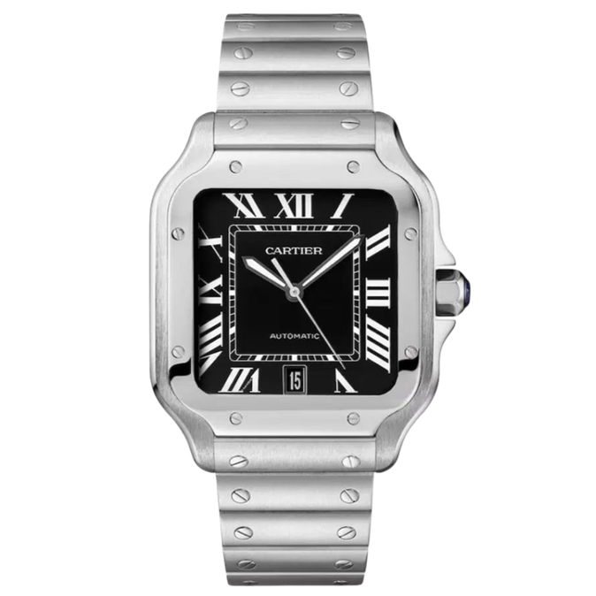 A2F453FA-7874-4863-85E2-1E2D25CF4F97 Cartier Santos Super Clone Swiss Machine (41.9mm x 35.1mm) - Image 1