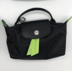 Le Pliage Green Pouch with handle Black - Image 7