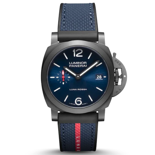 Panerai Luminor Quaranta Steel DLC Luna Rossa PAM01408 Super Clone Swiss Machine 40mm