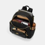 Court Backpack In Signature Canvas (Gold_Walnut_Black) - Image 6