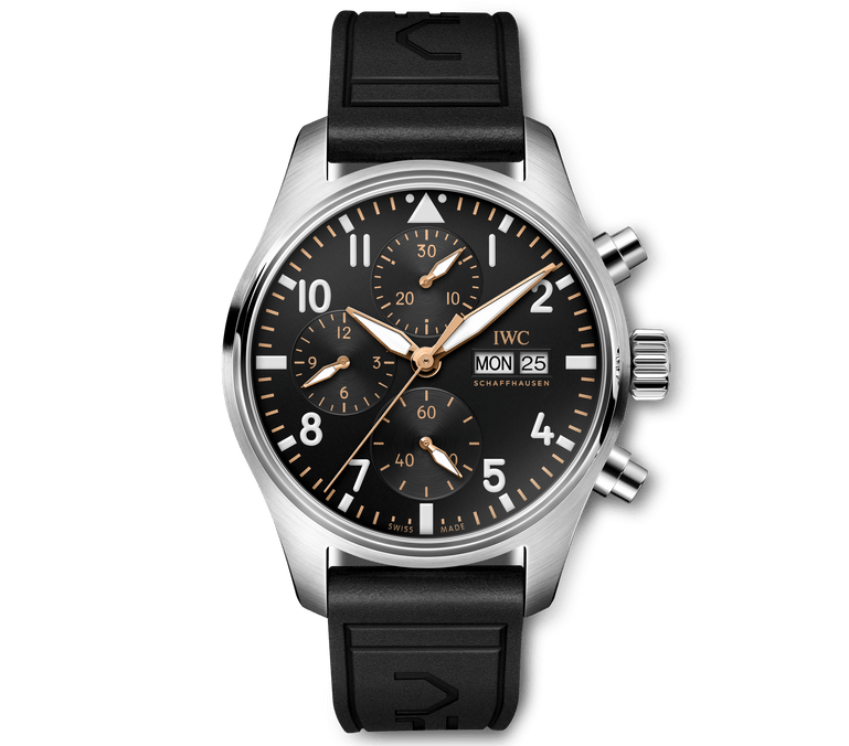 DB5907CF-17AC-433B-B098-5E7CC7E1323A IWC Schaffhausen Pilot’s Chronograph APXGP Super Clone Swiss Machine 43mm - Image 1