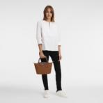 Le Pliage Green S Handbag Cognac - Image 3