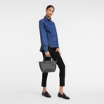 Le Pliage Green S Handbag Graphite - Image 3