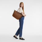 Le Pliage Green L Tote bag Cognac - Image 3