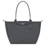 Le Pliage Green L Tote bag Graphite - Image 2