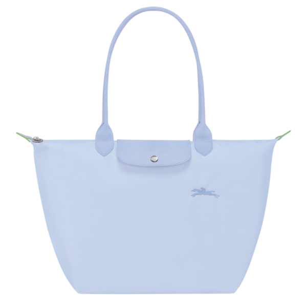 Le Pliage Green L Tote bag Sky Blue