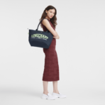 Le Pliage Collection University L Tote bag Navy - Image 3
