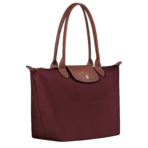 Le Pliage Original M Tote bag Burgundy - Image 4