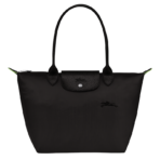 Le Pliage Green M Tote bag Black