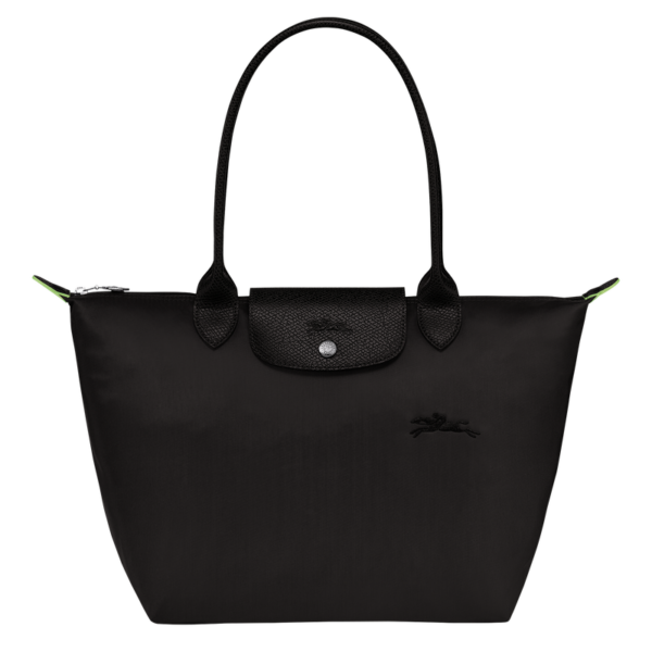 Le Pliage Green M Tote bag Black