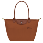 Le Pliage Green M Tote bag Cognac