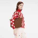 Le Pliage Green M Tote bag Cognac - Image 3