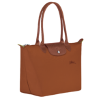 Le Pliage Green M Tote bag Cognac - Image 4