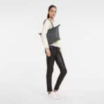Le Pliage Green M Tote bag Graphite - Image 3