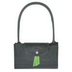 Le Pliage Green M Tote bag Graphite - Image 6