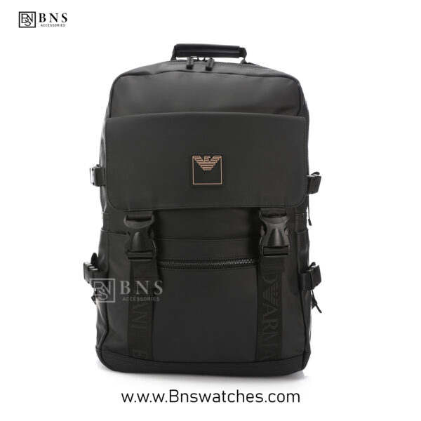 Emporio Armani Technical Fabric Flap Backpack