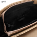 Sunsilk Embossed Monogram Faux Leather Backpack – Beige - Image 6