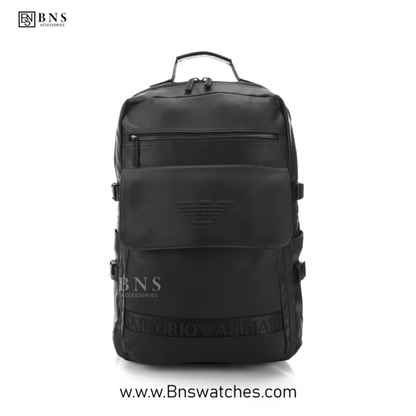 Emporio Armani EA7 Matte Black Technical Backpack