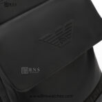 Emporio Armani EA7 Matte Black Technical Backpack - Image 5