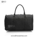 Louis Vuitton Embossed Monogram Black Travel Duffel Bag - Image 4