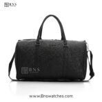 Louis Vuitton Embossed Monogram Black Travel Duffel Bag - Image 8